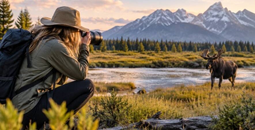 Responsible Ways to Photograph Wildlife While Traveling Without Disturbing Animals