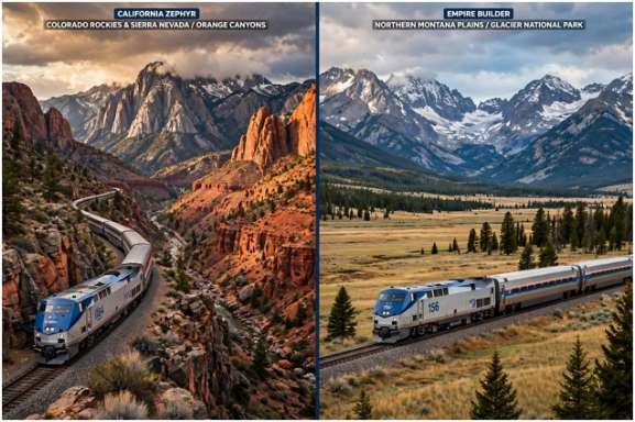 The California Zephyr vs. Empire Builder Decision