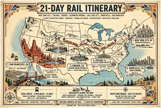 My Tested 21-Day Cross-Country Rail Itinerary