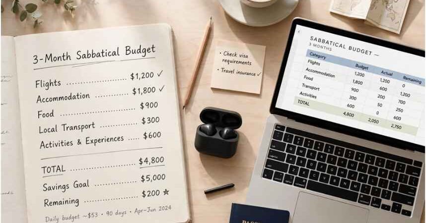 How to Budget for a Three Month Sabbatical Trip Without Going Broke