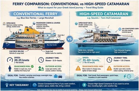 Choosing Your Vessel: High-Speed Catamarans vs. Conventional Ships