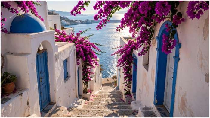 The Greek Cyclades and Crete (May and September)